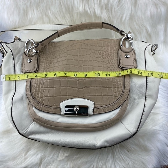 COACH KRISTIN SPECTATOR LEATHER SATCHEL BAG - Picture 8 of 9